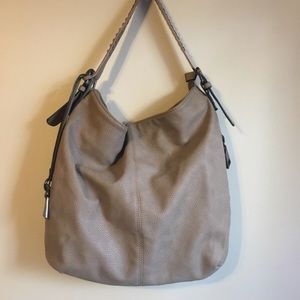 Black rivit leather bag